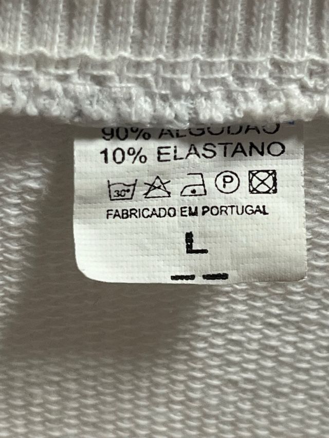 Sudadera Adidas blanca c/rayas