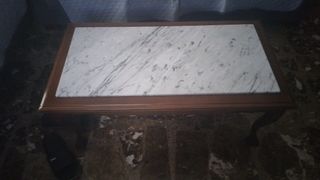 Mesa centro mármol blanco