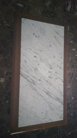 Mesa centro mármol blanco