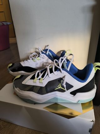 Zapatillas Nike Air Jordan One Take - Azul y Blanc