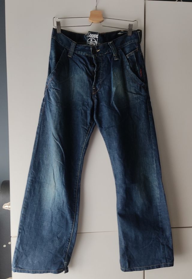 Vaqueros Hombre Azul talla 42