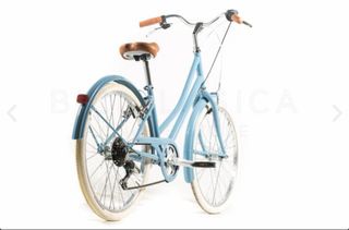Bicicleta clásica azul vintage