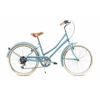 Bicicleta clásica azul vintage