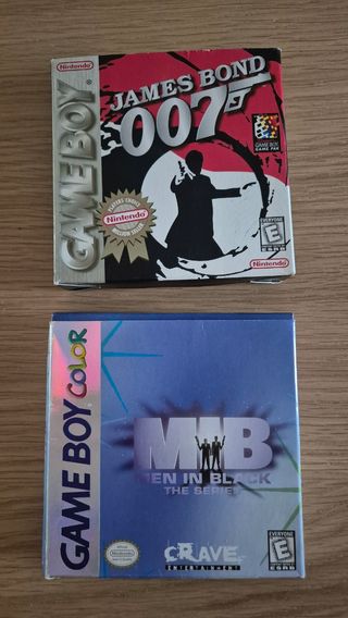 GameBoy James Bond 007 & MIB
