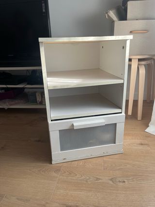 Mesita BRIMNES blanca IKEA