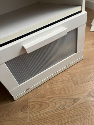 Mesita BRIMNES blanca IKEA