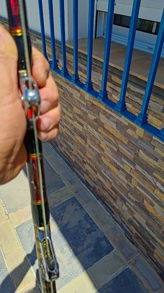 Canne da traina: canna da pesca e mulinello.