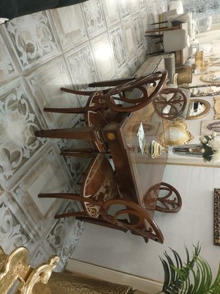 Tavolo e 4 sedie legno