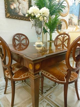 Tavolo e 4 sedie legno