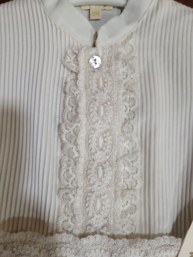 Conjunto bebé Dorez 12m crudo, nuevo