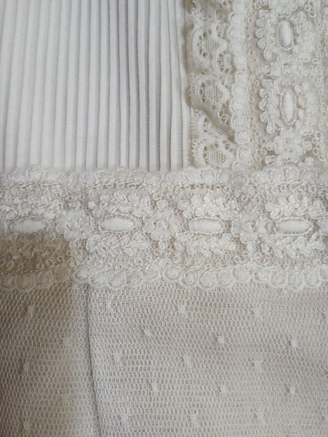 Conjunto bebé Dorez 12m crudo, nuevo