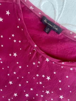 Camiseta Massimo Dutti fucsia M