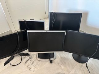 5 Monitores HP, Philips, Acer y Dell