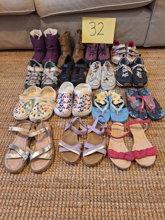 Calzado niña talla 32