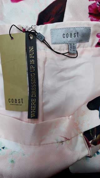 Falda Coast floral rosa