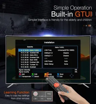 Gtmedia V7 S5X 4K FTA Receptor de TV #001723
