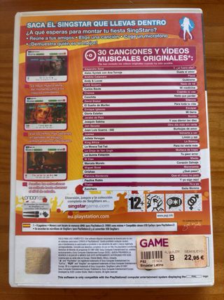 Singstar Latino - PS2