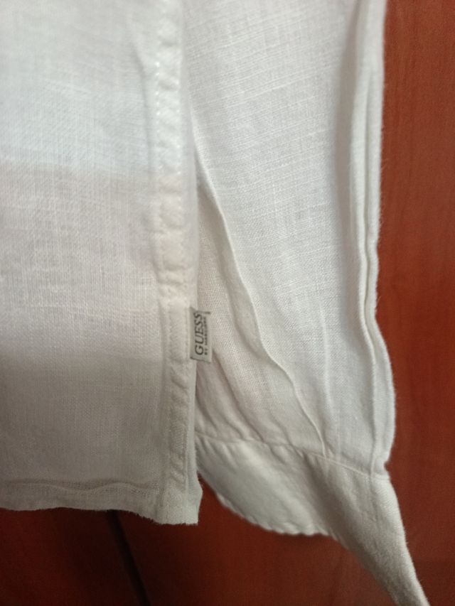 Camisa Guess blanca - manga larga