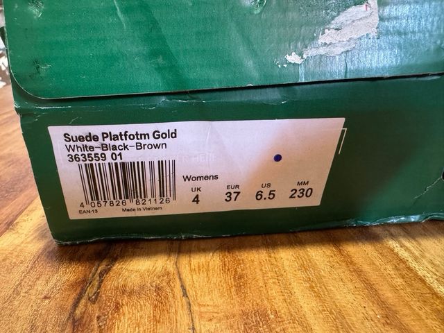 Puma Platform Gold - Talla 37