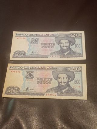 Cuba Billete 20 pesos 2001