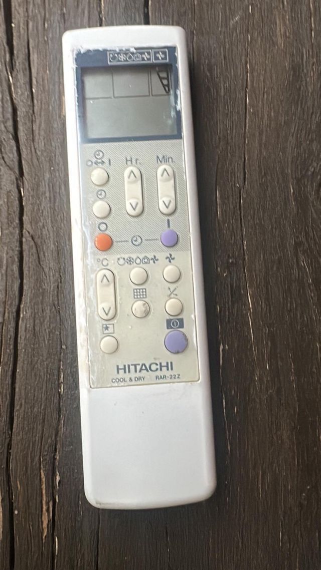 Mando aire acondicionado HITACHI RAR-222