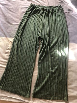 Pantalón Culotte Verde Oliva