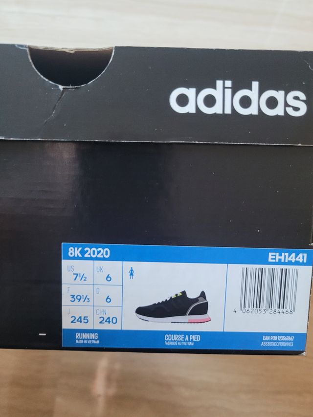 Zapatillas Adidas 8K 2020 - N°39 1/3.