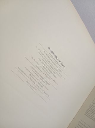 El libro del automóvil 