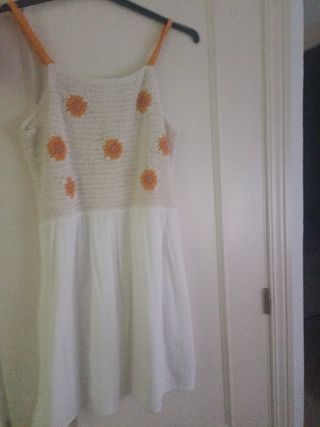 Vestido Zara niña flores - L/40/12