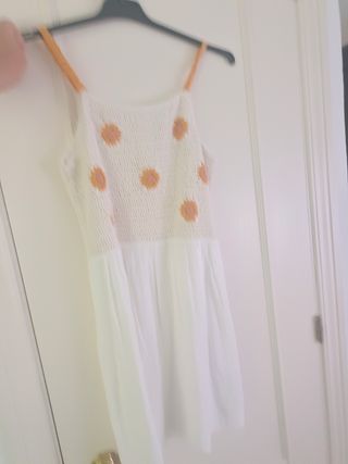 Vestido Zara niña flores - L/40/12