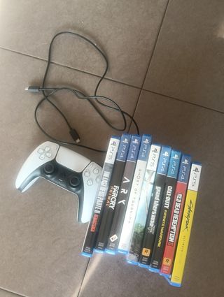 PS5 (PlayStation 5) + 9 juegos