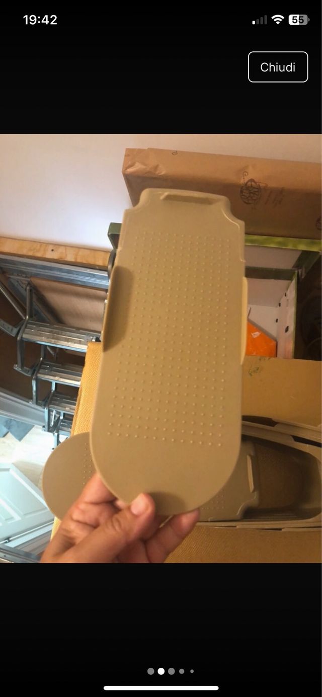 Organizzatori scarpe beige - 5pz