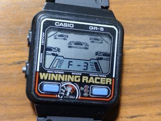 Reloj Casio WINNING RACER GR-5 tipo game & watch