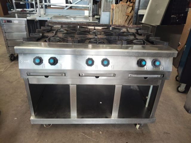 Cocina industrial Jemi 6 fuegos