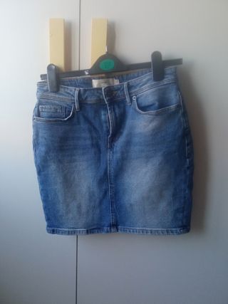 Minifalda vaquera azul