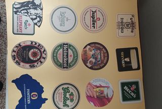 Sottobicchieri Birra: 20 pz vintage