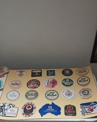 Sottobicchieri Birra: 20 pz vintage