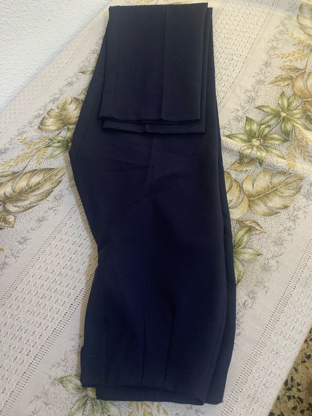 Pantalón azul marino mujer