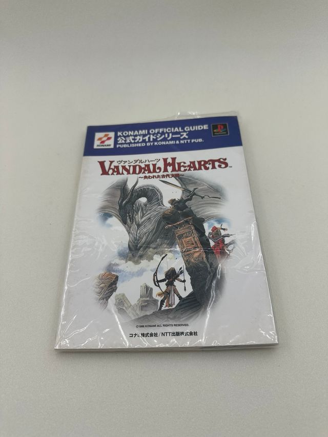 Vandal hearts konami official guide Book Jap