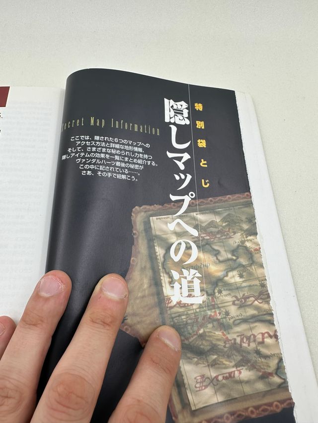 Vandal hearts konami official guide Book Jap