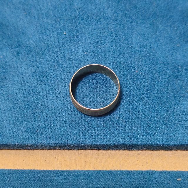 Anillo plata - Alianza Talla única