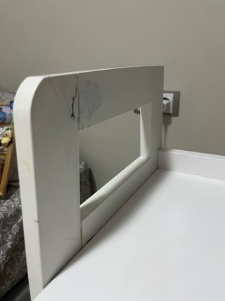 Escritorio blanco juvenil - Madera