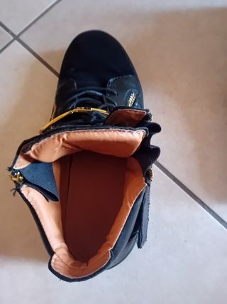 Scarpe uomo nere oro - sportive