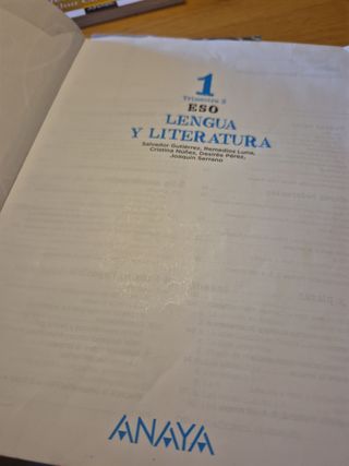 Lengua y literatura 