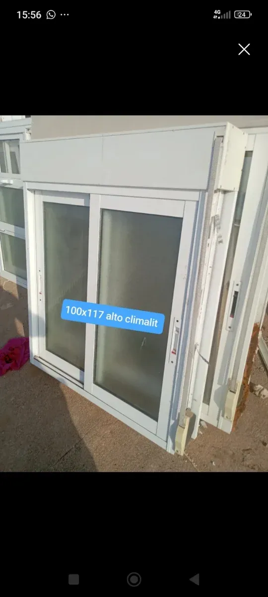 Ventana aluminio60x60 climalit