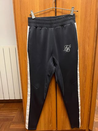 Pantalones deportivos Siksilk negros