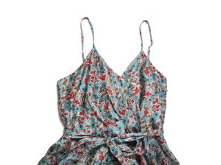 Armand Basi/ Vestido de tirantes 100% seda T:46