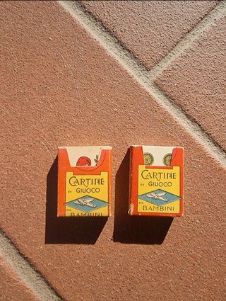 Gioco di carte vintage