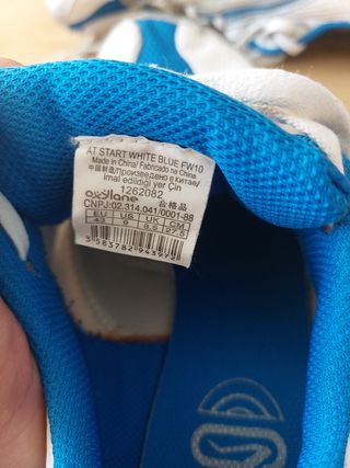 Zapatillas Kalenji clavos atletismo talla 43, 10€