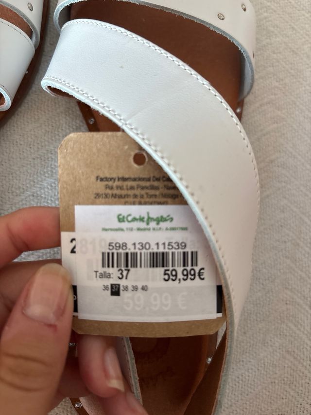 Sandalias CHIKA10 blancas mujer